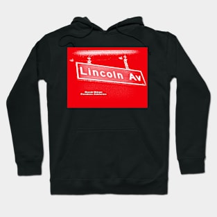 Lincoln Avenue, Pasadena, California by RED/WHITE by Mistah Wilson Hoodie